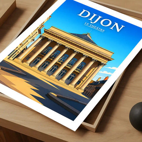 Affiche Dijon Le Théâtre