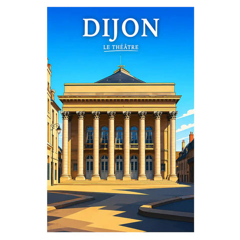 Affiche Dijon Le Théâtre