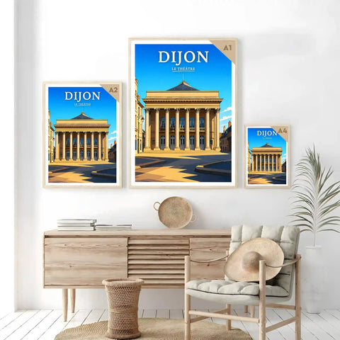 Affiche Dijon Le Théâtre