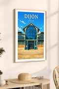 Affiche Dijon Les Halles