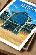 Affiche Dijon Les Halles