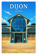 Affiche Dijon Les Halles