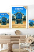 Affiche Dijon Les Halles