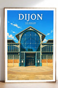 Affiche Dijon Les Halles