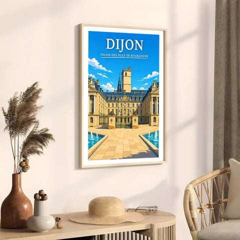 Affiche Dijon Palais des Ducs de Bourgogne