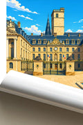 Affiche Dijon Palais des Ducs de Bourgogne