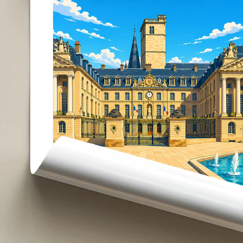 Affiche Dijon Palais des Ducs de Bourgogne