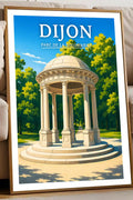 Affiche Dijon Parc de la Colombière