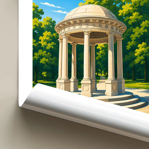 Affiche Dijon Parc de la Colombière