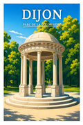 Affiche Dijon Parc de la Colombière