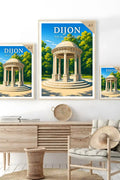 Affiche Dijon Parc de la Colombière