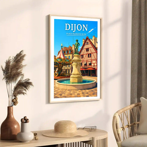 Affiche Dijon Place François Rude
