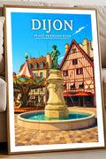 Affiche Dijon Place François Rude