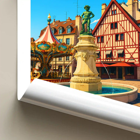 Affiche Dijon Place François Rude