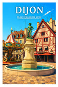 Affiche Dijon Place François Rude