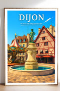 Affiche Dijon Place François Rude