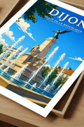 Affiche Dijon Place de la République