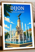Affiche Dijon Place de la République