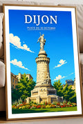 Affiche Dijon Place du 30 Octobre