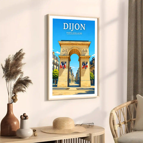 Affiche Dijon Porte Guillaume