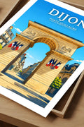 Affiche Dijon Porte Guillaume