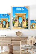 Affiche Dijon Porte Guillaume