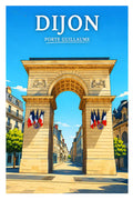 Affiche Dijon Porte Guillaume