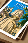 Affiche Dijon Statue de Philippe le Bon