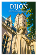 Affiche Dijon Statue de Philippe le Bon