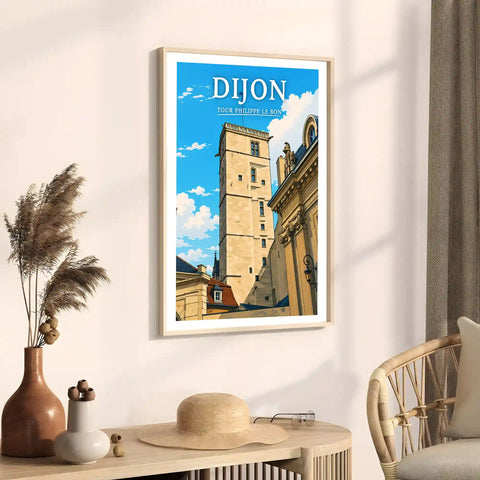 Affiche Dijon Tour Philippe Le Bon