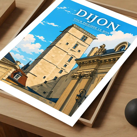Affiche Dijon Tour Philippe Le Bon