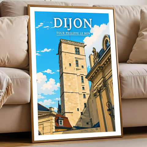 Affiche Dijon Tour Philippe Le Bon