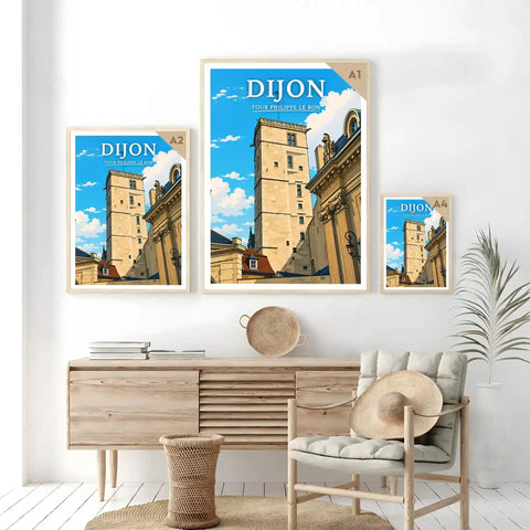 Affiche Dijon Tour Philippe Le Bon