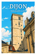 Affiche Dijon Tour Philippe Le Bon