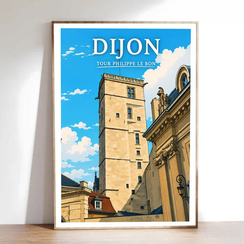Affiche Dijon Tour Philippe Le Bon