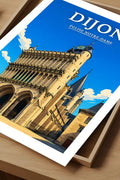 Affiche Dijon Église Notre-Dame