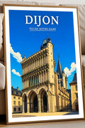 Affiche Dijon Église Notre-Dame