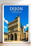 Affiche Dijon Église Notre-Dame