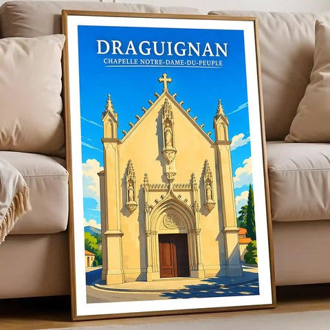 Affiche - Draguignan - Chapelle Notre-Dame-du-Peuple