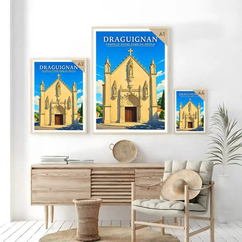 Affiche - Draguignan - Chapelle Notre-Dame-du-Peuple