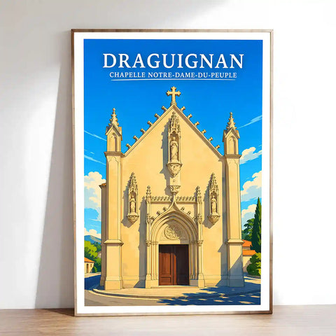 Affiche - Draguignan - Chapelle Notre-Dame-du-Peuple