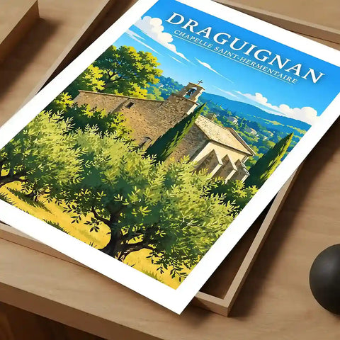 Affiche - Draguignan - Chapelle Saint-Hermentaire