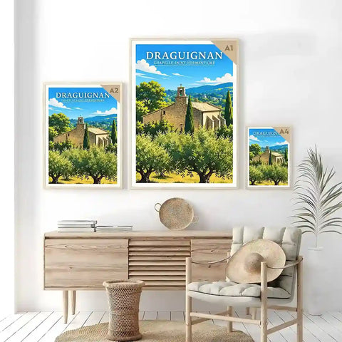 Affiche - Draguignan - Chapelle Saint-Hermentaire