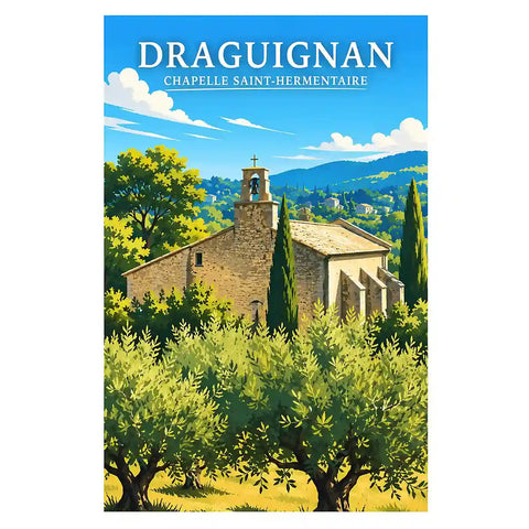 Affiche - Draguignan - Chapelle Saint-Hermentaire