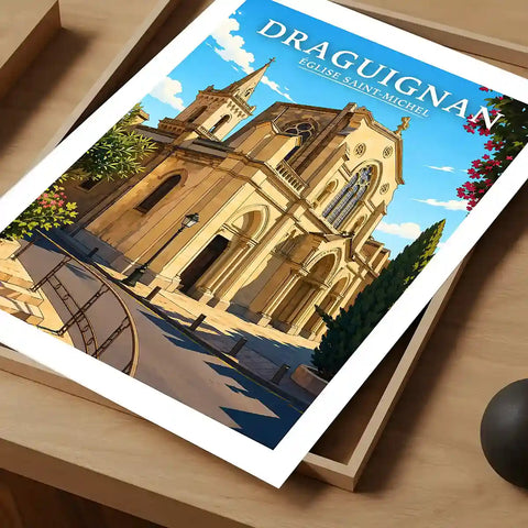 Affiche - Draguignan - Église Saint-Michel