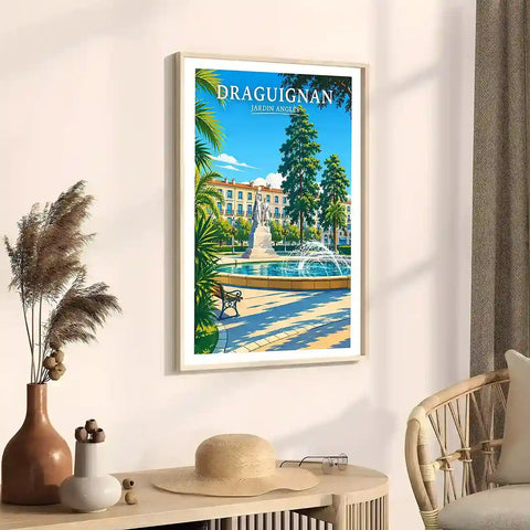 Affiche - Draguignan - Jardin Anglès