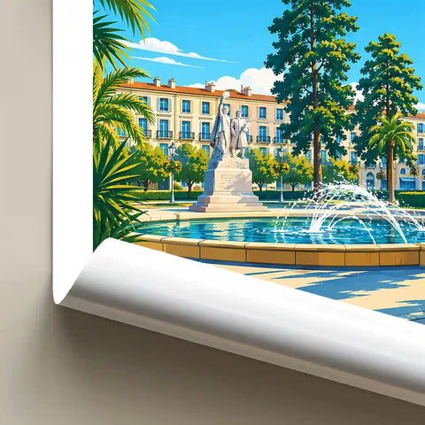 Affiche - Draguignan - Jardin Anglès