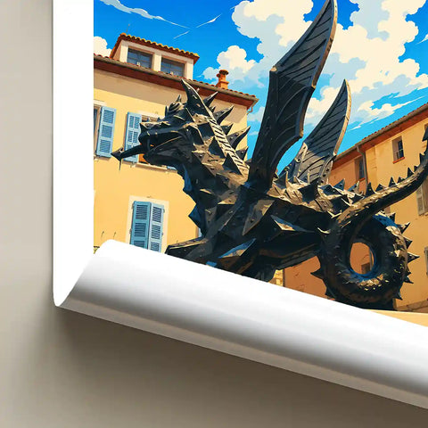 Affiche - Draguignan - Le Dragon