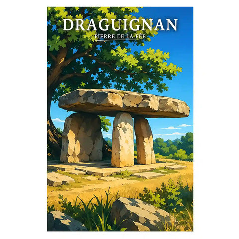 Affiche - Draguignan - Pierre de la Fée