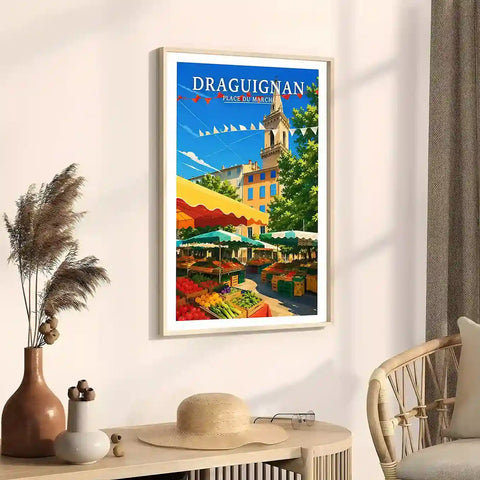 Affiche - Draguignan - Place du Marché